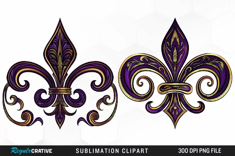 Watercolor Mardi Gras Collection Art Clipart