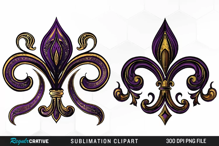 Watercolor Mardi Gras Collection Clipart