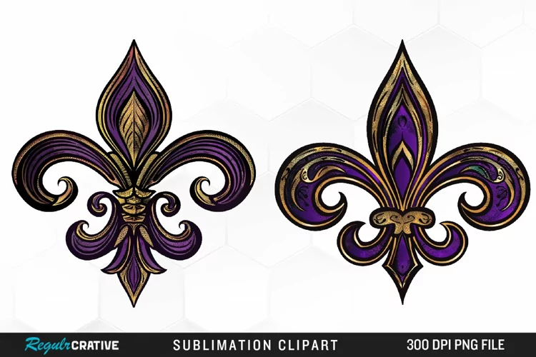 Watercolor Mardi Gras Collection Clipart
