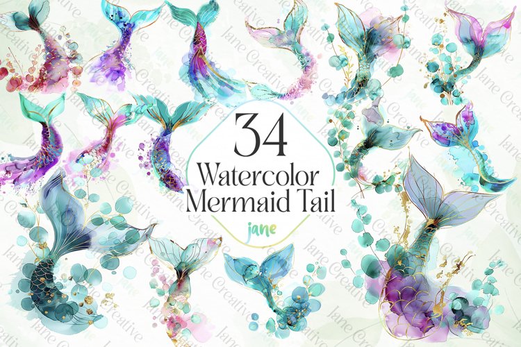 Mermaid Clipart Image 19