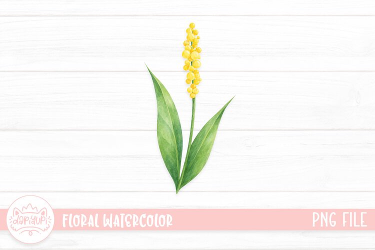 Botanical Watercolor Illustration, Floral Watercolor Design example image 1