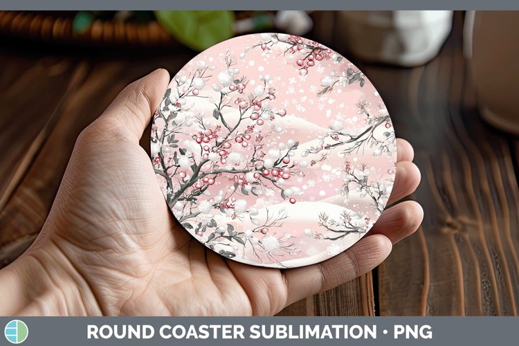 GorgeousWatercolor Round Coaster design.