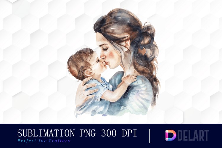 Mom And Baby Graphics Clipart