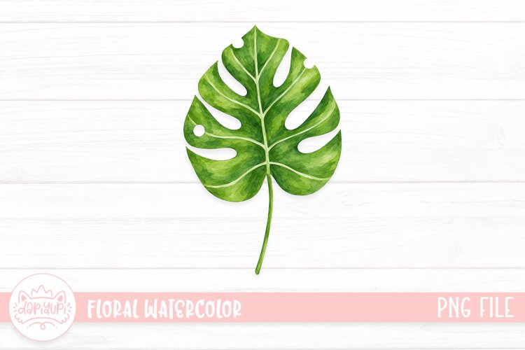 Botanical Watercolor Illustration, Floral Watercolor Design example image 1