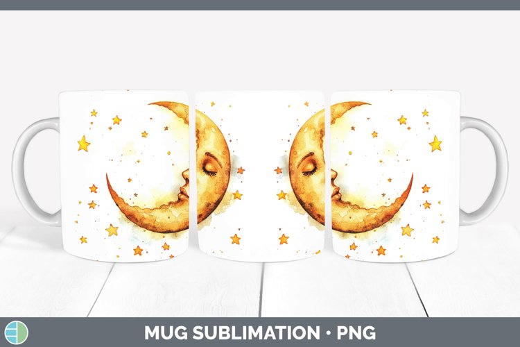 Moon and Stars Clipart Image 8