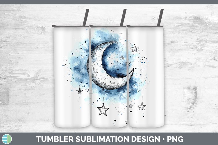 Moon and Stars Clipart Image 4