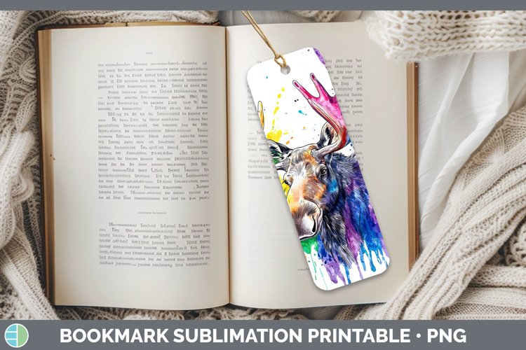GorgeousWatercolor Bookmark design.