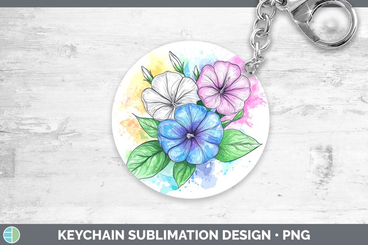 GorgeousWatercolor Keychain design.