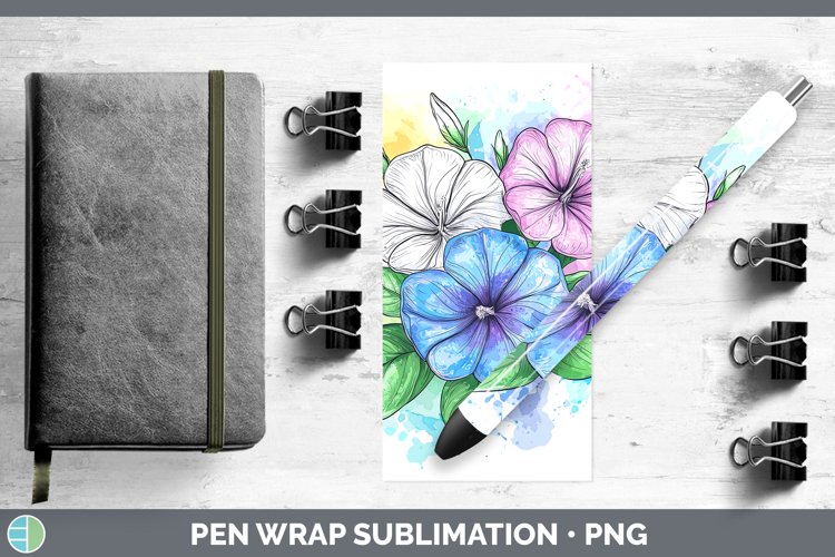 GorgeousWatercolor Pen Wrap design.
