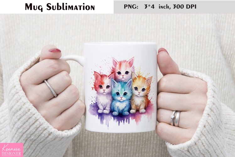 Cat Watercolor Image 6