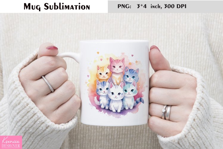 Cat Watercolor Image 5