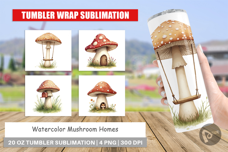 Tumbler Mushroom Homes