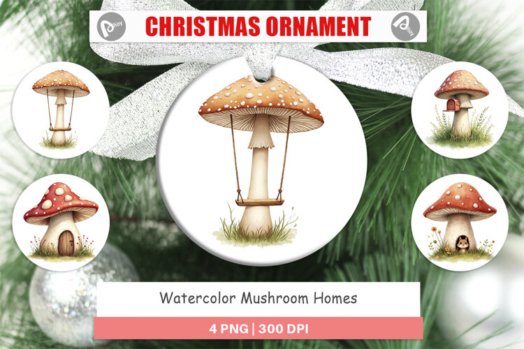 Ornament Mushroom Homes example image 1