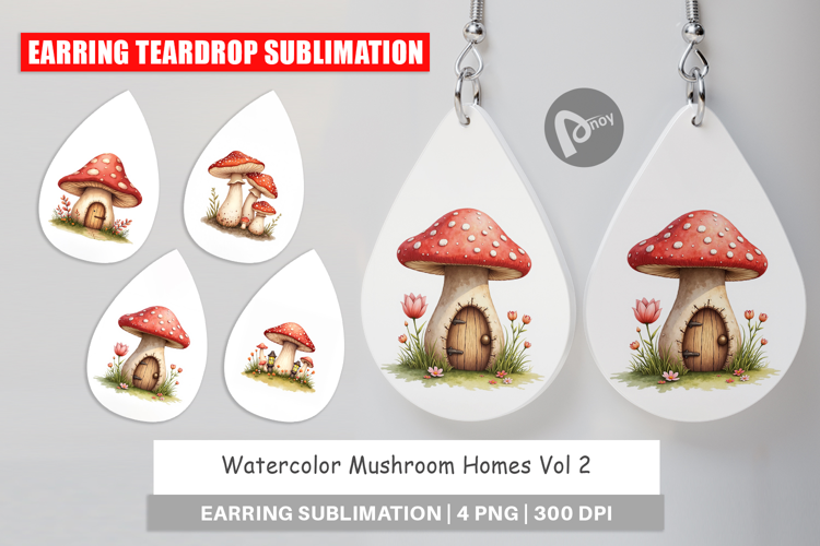 Earring Mushroom Homes