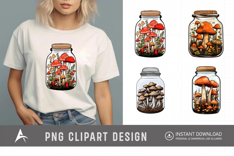 Mushroom Graphic Image 10