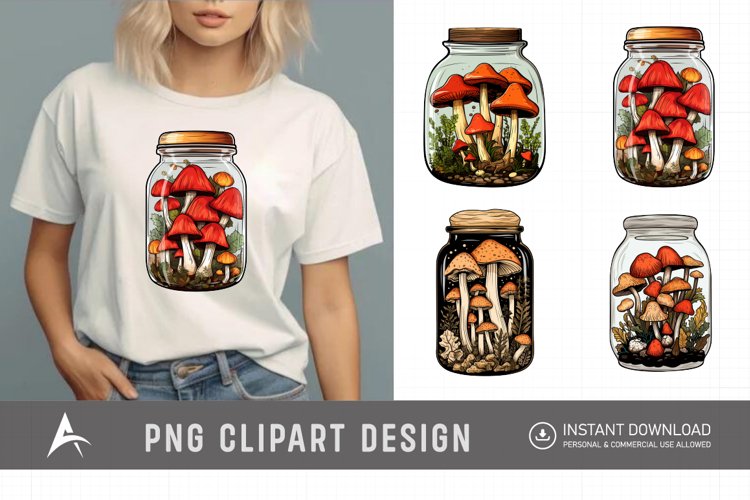 Mushroom Graphic Image 11