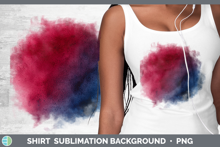Watercolor Navy Maroon Shirt Sublimation Sublimation Backgro