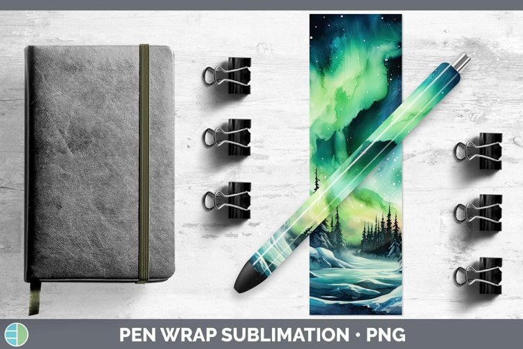 GorgeousWatercolor Pen Wrap design.
