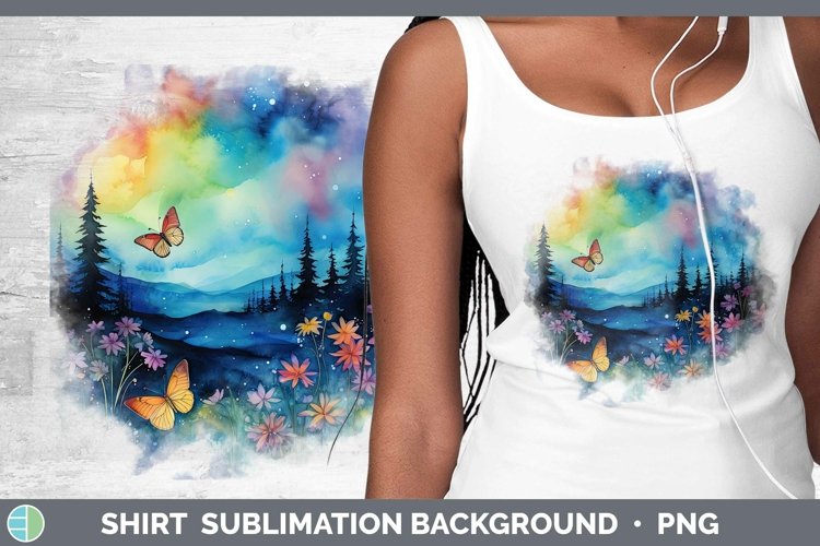 GorgeousWatercolor Shirt design.