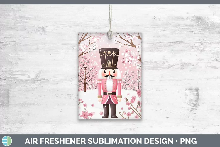 Watercolor Nutcracker Air Freshener Sublimation Car Freshene