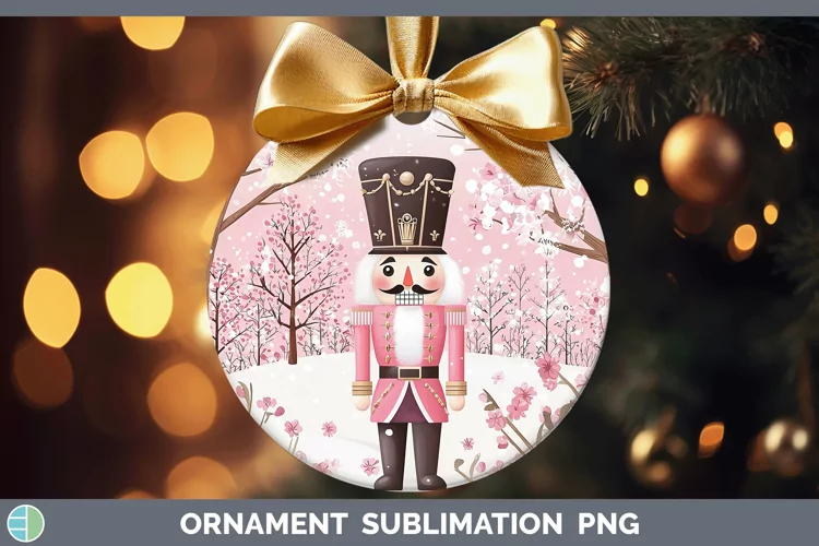 Watercolor Nutcracker Ornament Sublimation Bauble Designs