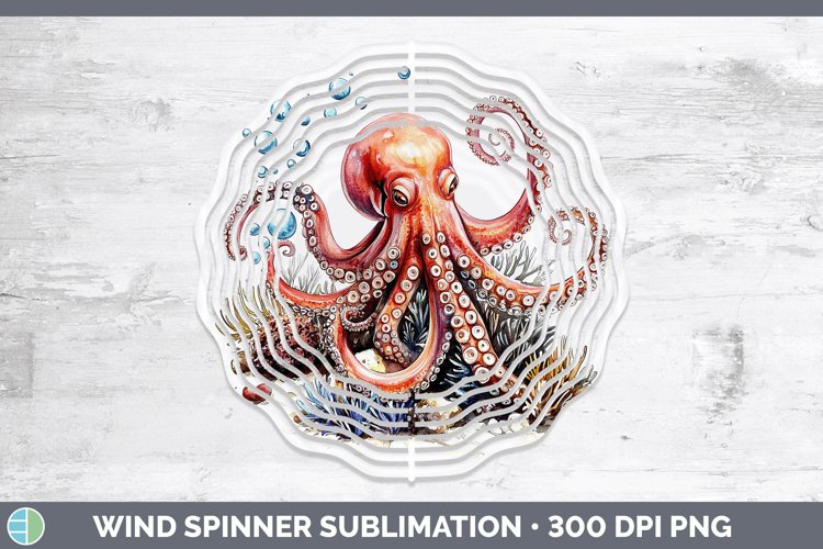 GorgeousWatercolor Wind Spinner design.