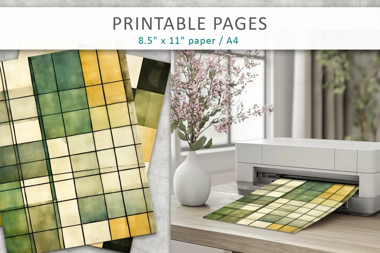 watercolor journal kit, scrapbook paper