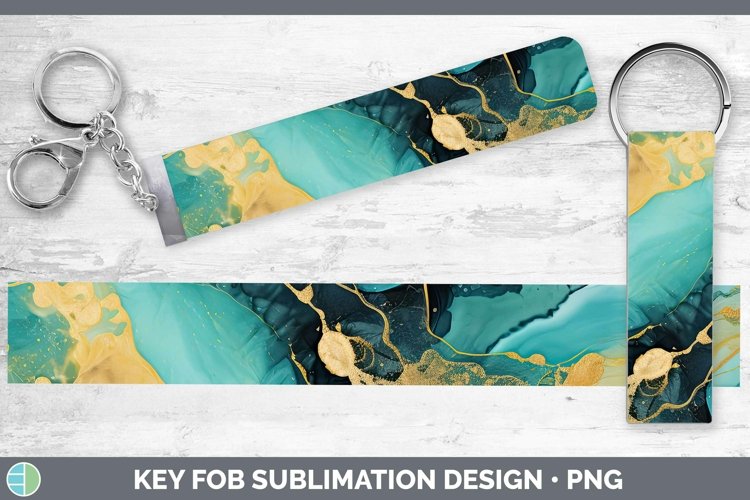 GorgeousWatercolor Key Fob design.