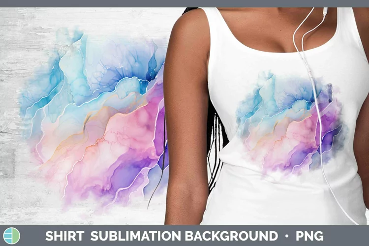 Watercolor Opal Shirt Sublimation Sublimation Background Des