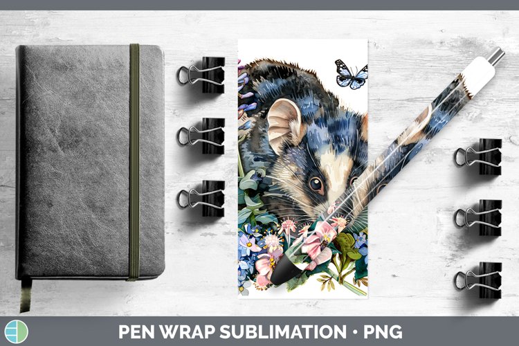 GorgeousWatercolor Pen Wrap design.