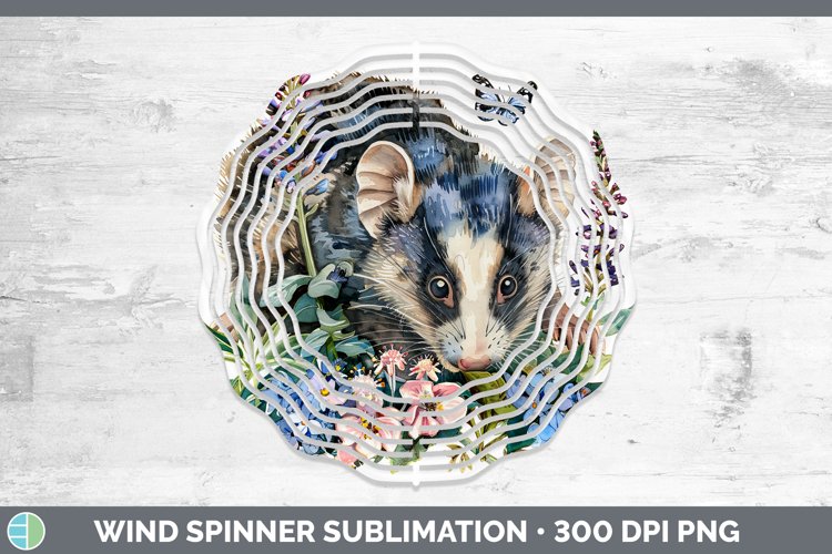 GorgeousWatercolor Wind Spinner design.