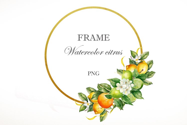 Golden Frame Png Image 3