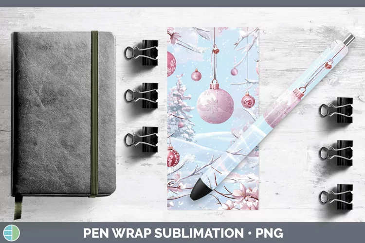 Watercolor Ornaments Pen Wrap Sublimation Pen Designs