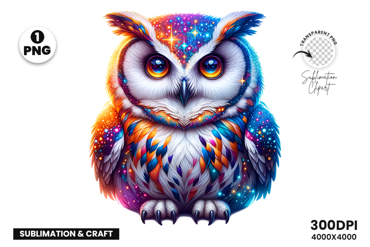 OWl Clipart, Watercolor Clipart, OWL PNG, Sublimation Design
