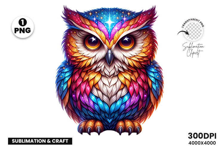 OWl Clipart, Watercolor Clipart, OWL PNG, Sublimation Design
