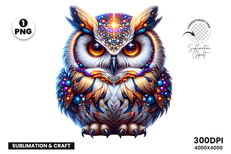 OWl Clipart, Watercolor Clipart, OWL PNG, Sublimation Design