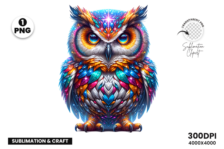 OWl Clipart, Watercolor Clipart, OWL PNG, Sublimation Design