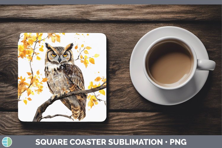 GorgeousWatercolor Square Coaster design.