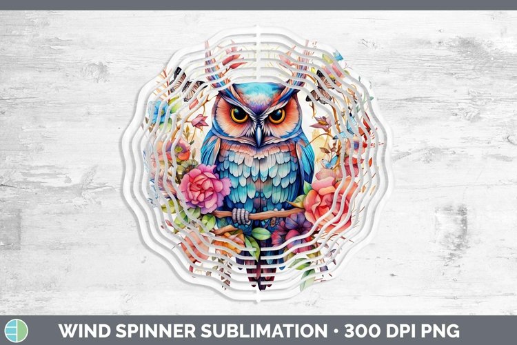 GorgeousWatercolor Wind Spinner design.