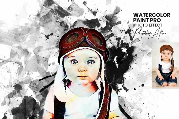 Watercolor Paint Pro Photo Effect