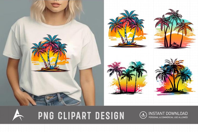 Palm Trees Silhouette Image 15