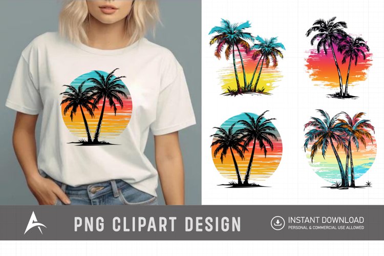 Palm Trees Silhouette Image 14