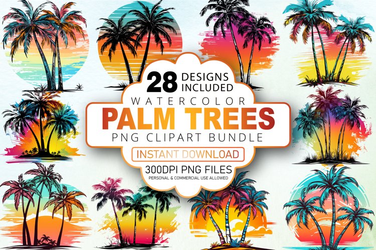Palm Trees Silhouette Image 20