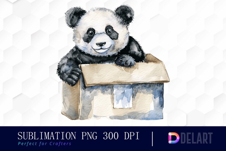 Cute Panda Clipart Image 9