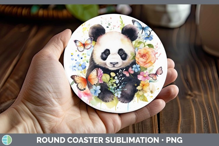 GorgeousWatercolor Round Coaster design.