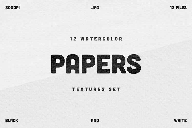 Watercolor Paper Textures Collection