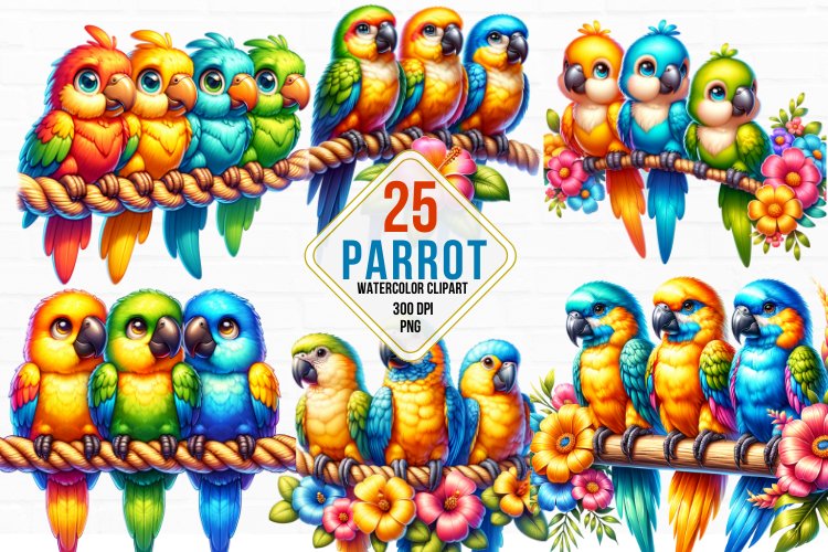 Parrot Clipart Image 10