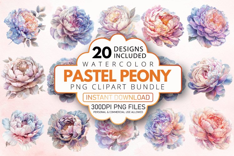 Peony Botanical Illustration Image 15