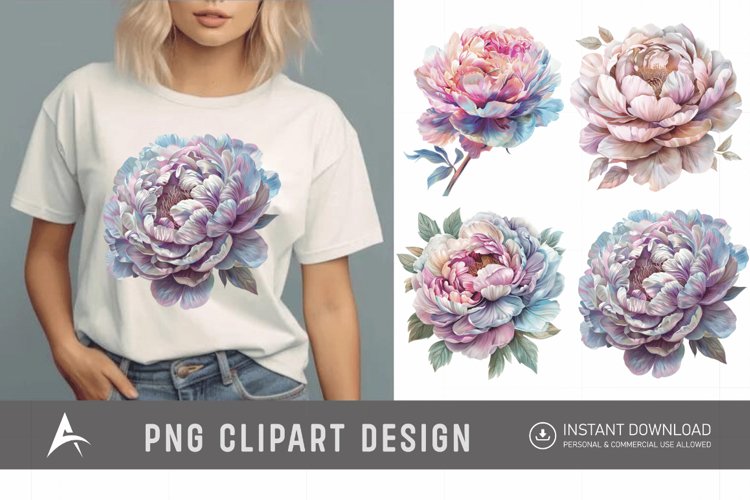 Peony Botanical Illustration Image 12