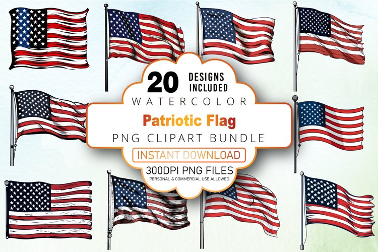 Flag Day Clipart Image 15